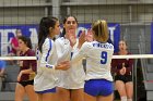 VB vs RIC  Wheaton Women's Volleyball vs Rhode Island College. - Photo by Keith Nordstrom : Wheaton, Volleyball, VB